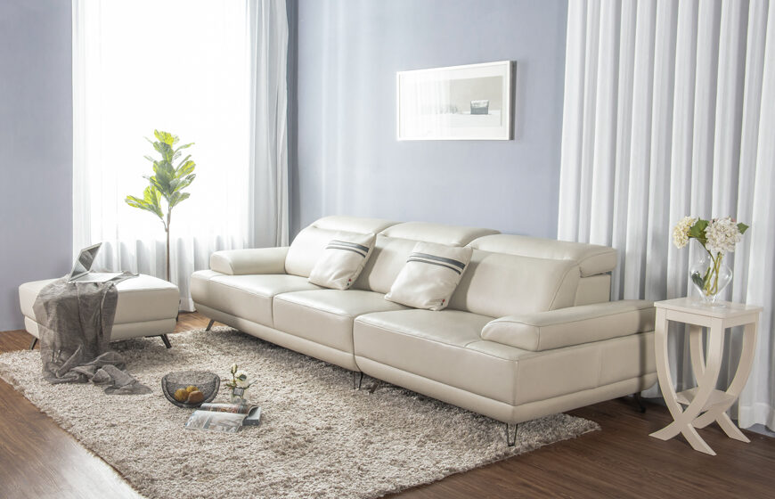 Oscar –Sofa 4 chỗ(Sofa da) - 장인가구 - Nội Thất Hàn Quốc