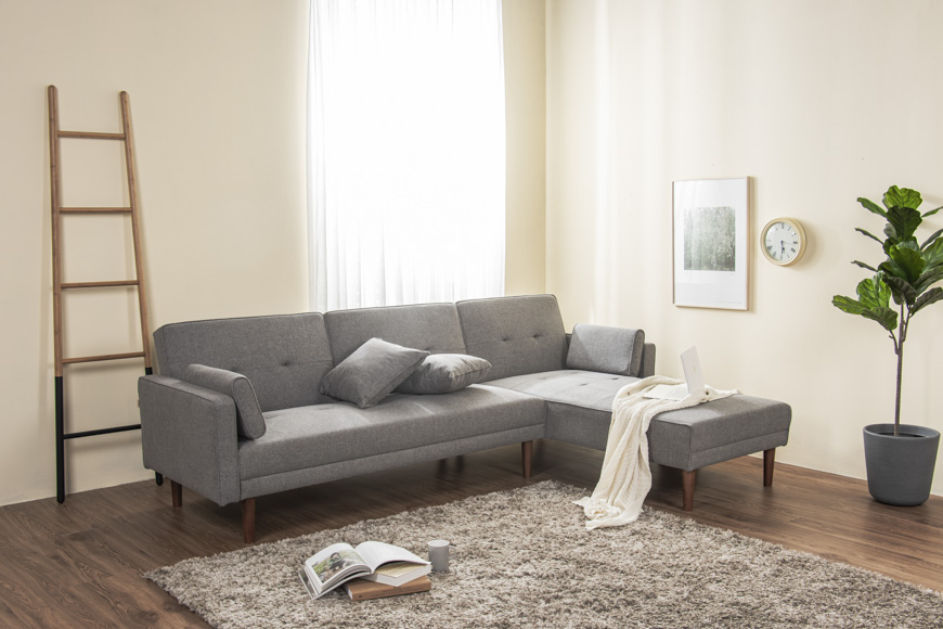 Sofa bed Fargo_grey (Chỉ bán tại Tp-HCM) - 장인가구 - Nội Thất Hàn Quốc