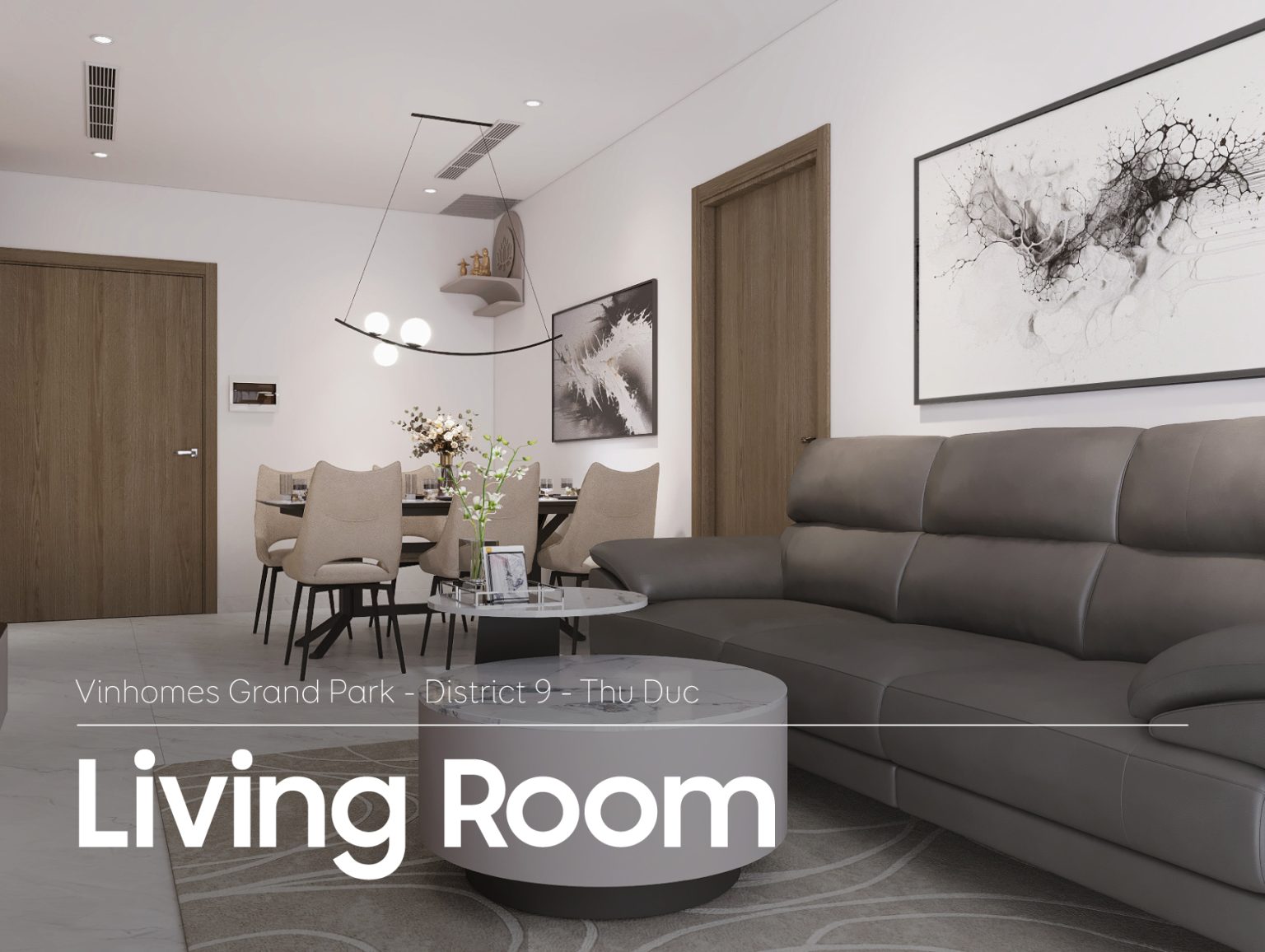 Căn hộ The Beverly Vinhome Grand Park (2PN) - 장인가구 - Nội Thất Hàn Quốc