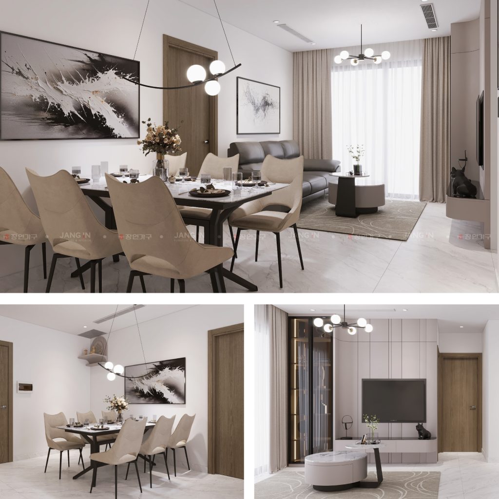 Căn hộ The Beverly Vinhome Grand Park (2PN) - 장인가구 - Nội Thất Hàn Quốc